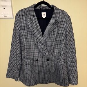 Blue Tweed Gap Blazer Size 12